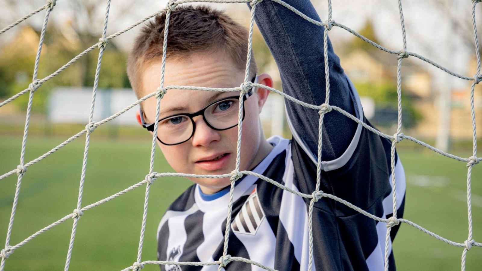 Football fan in football shirt